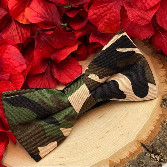Boys Camouflage Bow Tie - Picture 11 of 13